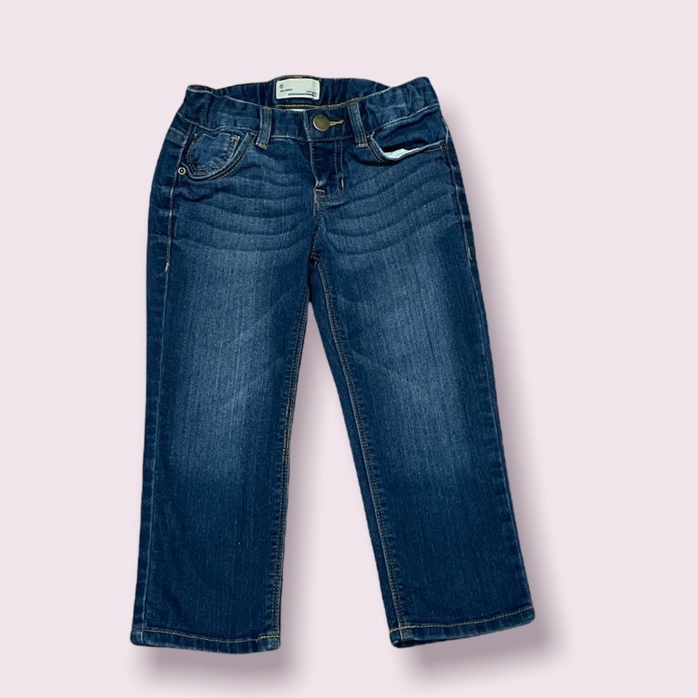 Classic Dark Wash Kids Jeans - Blue